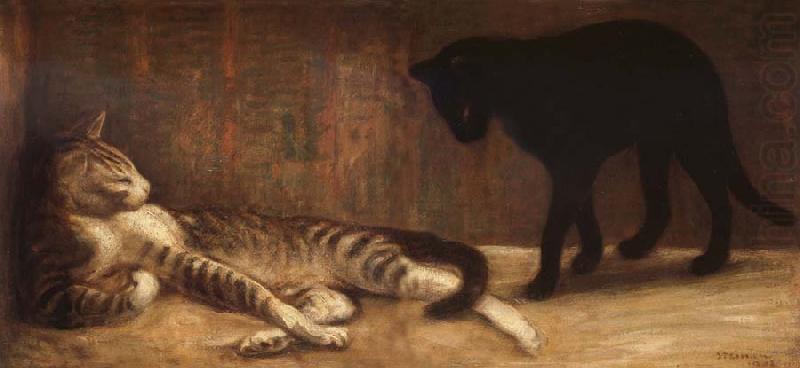 Chat et Chatte, theophile-alexandre steinlen